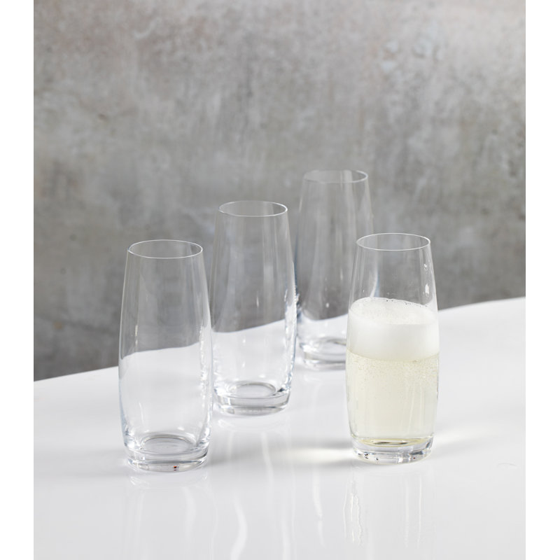 Mikasa Julie 9oz Stemless Flute Glasses, 266ml