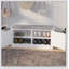 Banc de rangement pour chaussures avec armoire à 2 portes, banc d'entrée avec rangement pour chaussures, banc de chaussures avec coussin