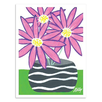 Daisy Burst by Kelly - Art Prints