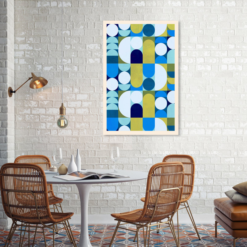 «Bauhaus Seventy - Floater Frame», impression sur toile, Toile tendue, H 24 po x l 36 po