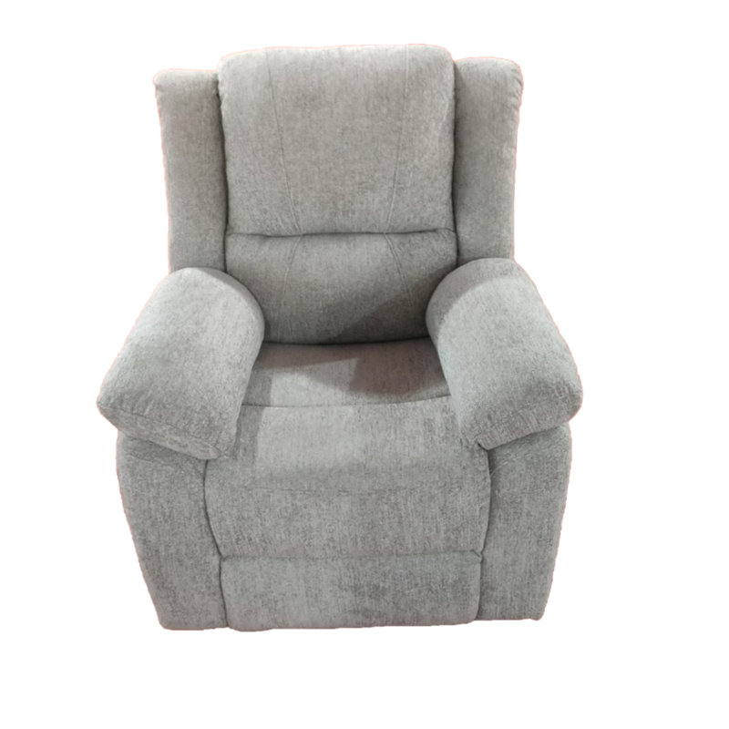 Betzalel 90cm Wide Chenille Standard Recliner, Light Grey