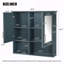 Armoire de salle de bain avec miroir et miroir de salle de bain-129946220