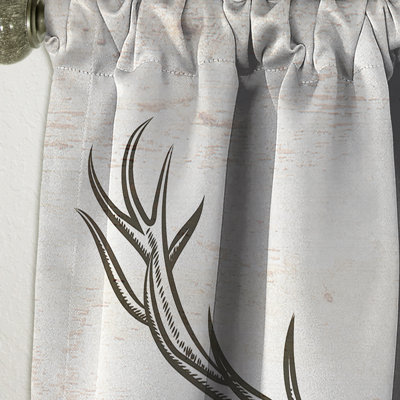 Deer Wild and Beautiful VIII - Animals Farmhouse Blackout Curtain Single Panel