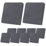 Waterproof Stretch Outdoor Patio Seat Cushion Covers Set of 10