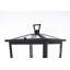 Lampadaire d'extérieur 9,5 pouces noir Deidra