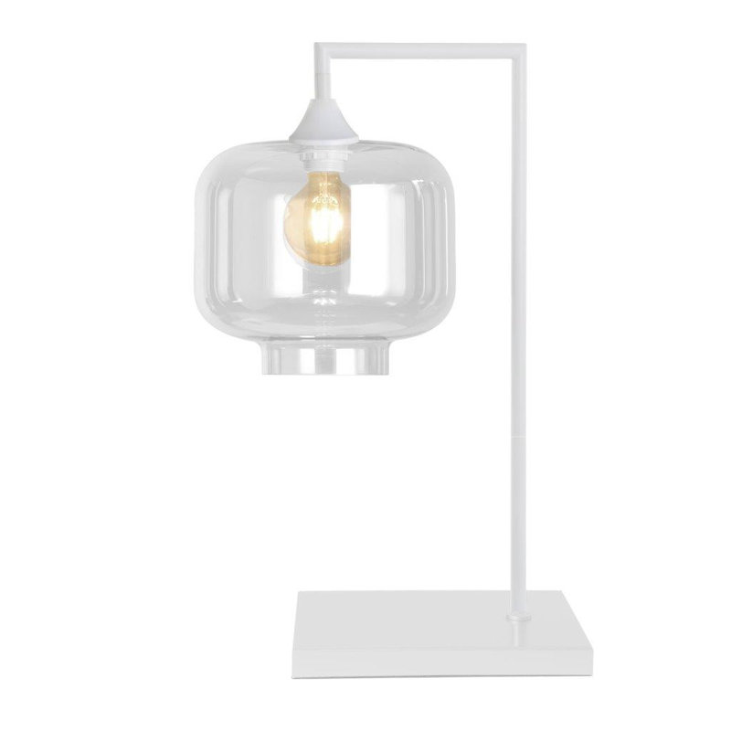 Muhlfeld Metal Table Lamp, White