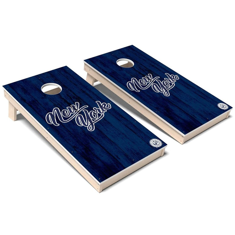 Ensemble de jeu de cornhole composite toutes saisons New York V3, Ajouter un étui de transport