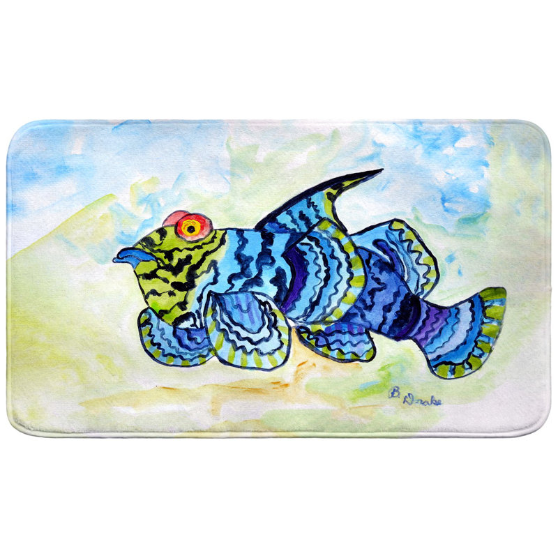 Google Eye Bath Mat, 30" L x 18" W