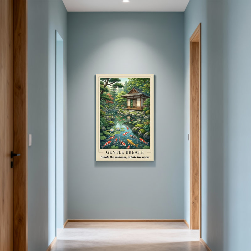 Paysage et nature Jardin serein Koi Pond, H 36 po x l 24 po