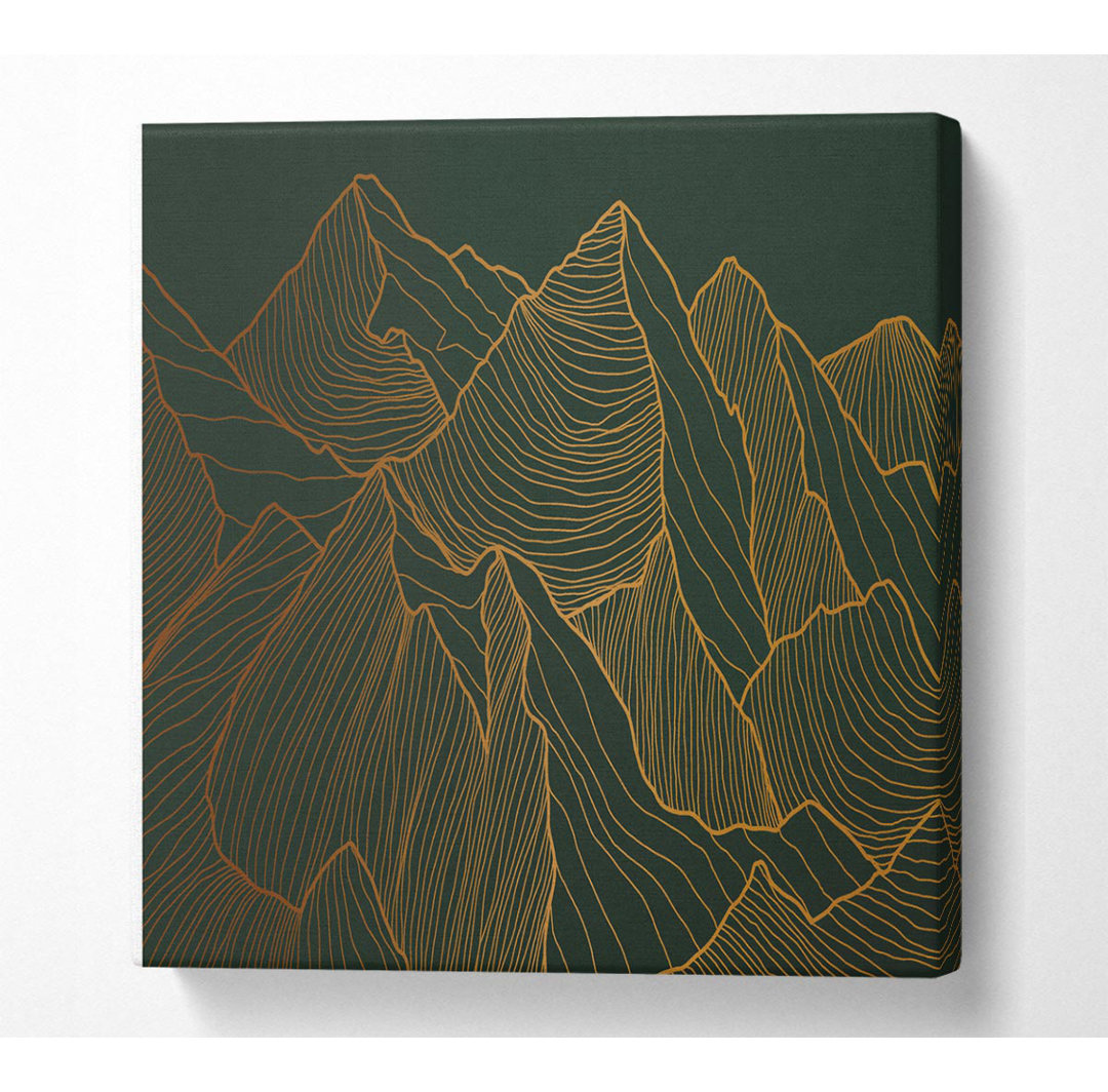 Mountains Of Gold - Kunstdrucke auf Leinwand - Wrapped Canvas