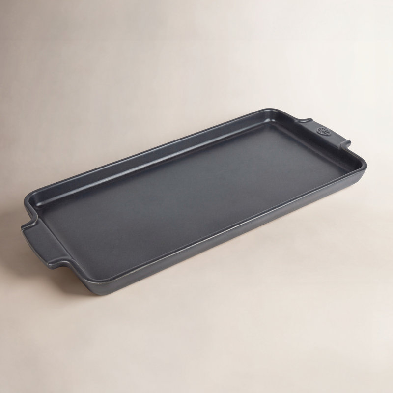 Appetizer Platter Ceramic Casserole, Slate