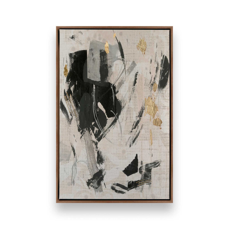 Impression sur toile, "Pattern Emotion I" par June Erica Vess, H 30 po x l 20 po, Floater Framed Print without Mat Canvas