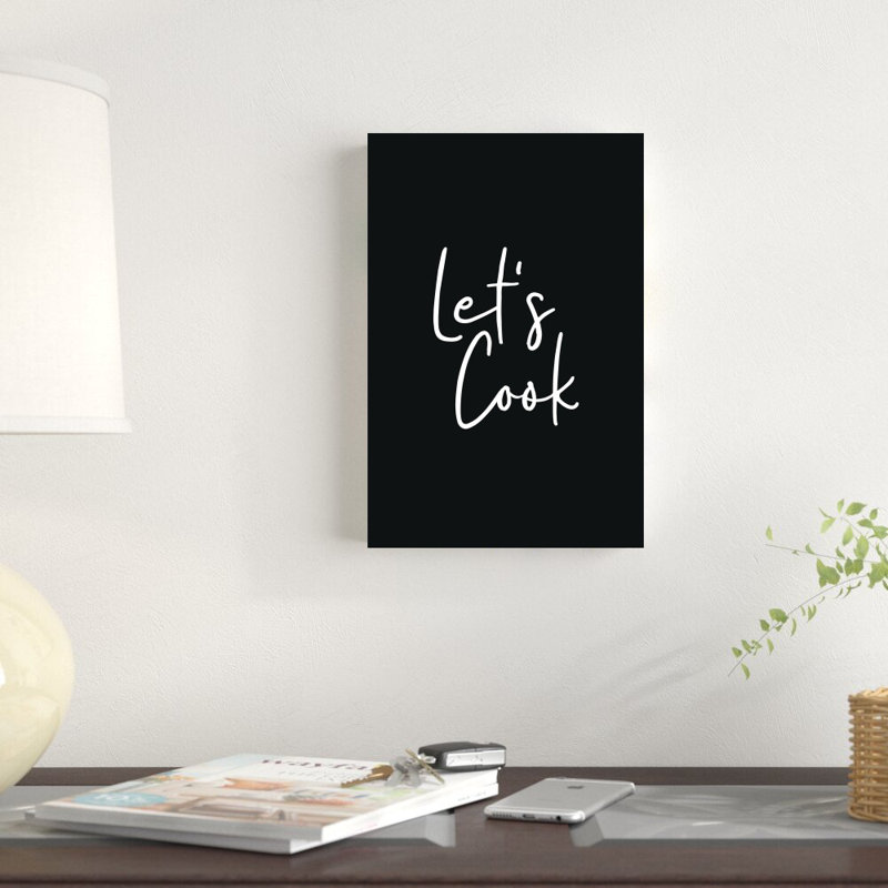 " Let's Cook ", 12" H x 8" W