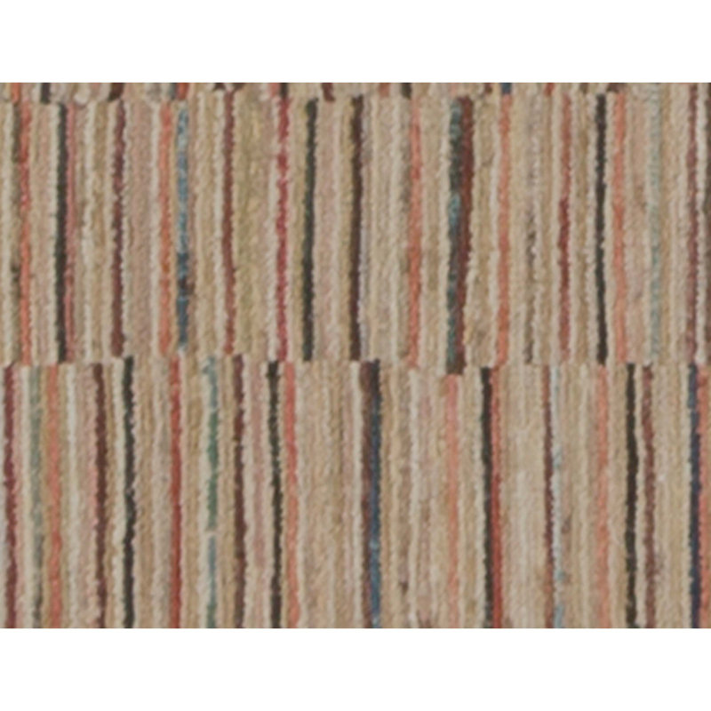 Hand Knotted Wool Area Rug in Multi