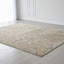Wool Geometric Area Rug in Brown-1490259320