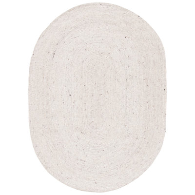Coffey Handwoven Flatweave Wool/Cotton Beige Area Rug