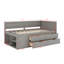 Lit de jour simple avec tiroirs et tablettes-10728919-10728875