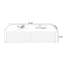 Table basse rectangulaire en bois manufacturé blanc-348591640