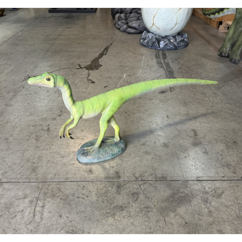 Statue de dinosaure Compsognathus