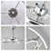 Olamide 24" DIY Shape Adjustable Ceiling Fan with Lights Remote and APP Control