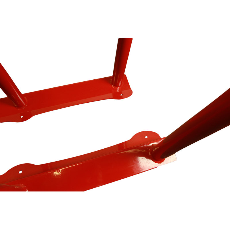 Support pour 6 vélos, Rouge
