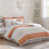 Motif cachemire corail