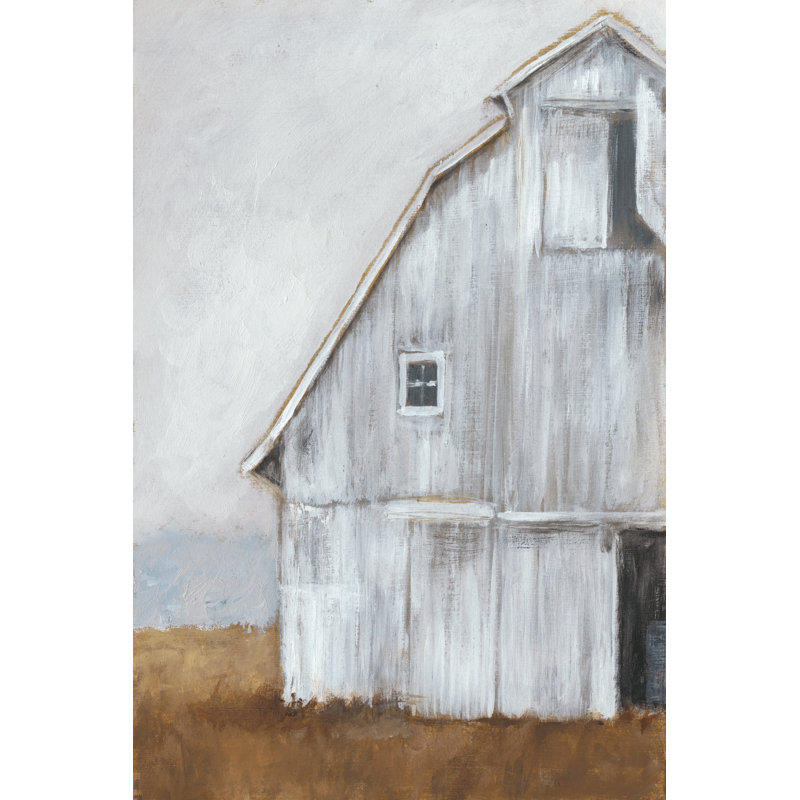 «Abandonné grange II» par Ethan Harper - reproduction d'art sur toile, H 30 po x l 20 po, Non, Toile avec cadre noyer