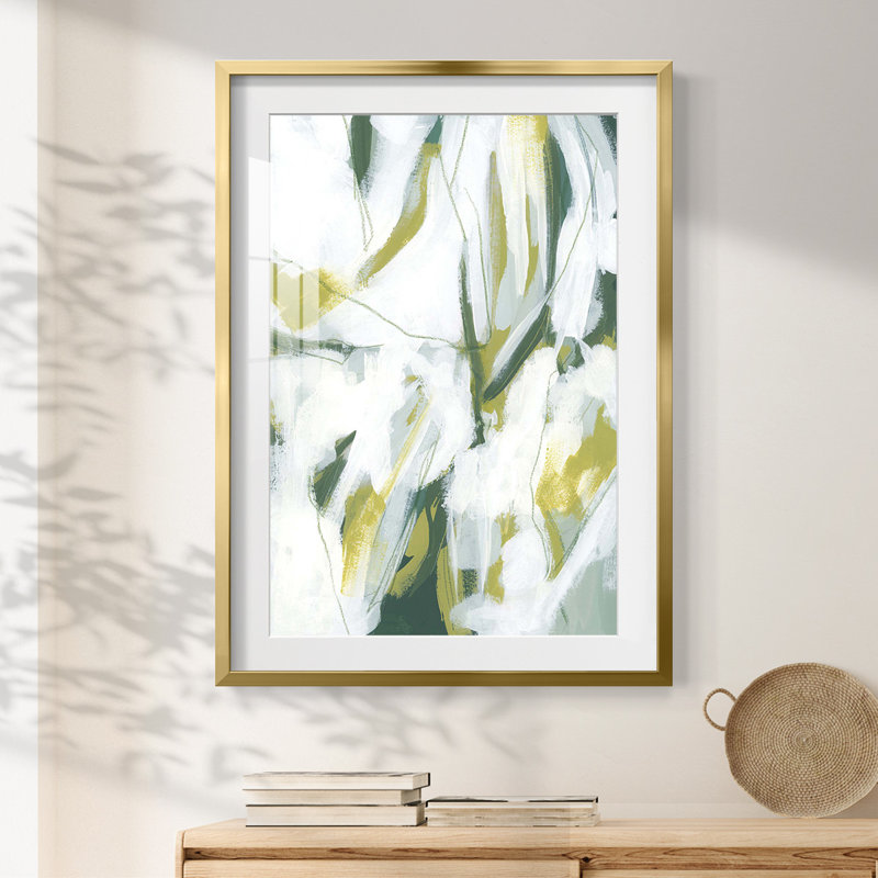 Emerald Ice I -Framed Print