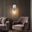 Metal Body Flush Mount Wall Sconce-106860945