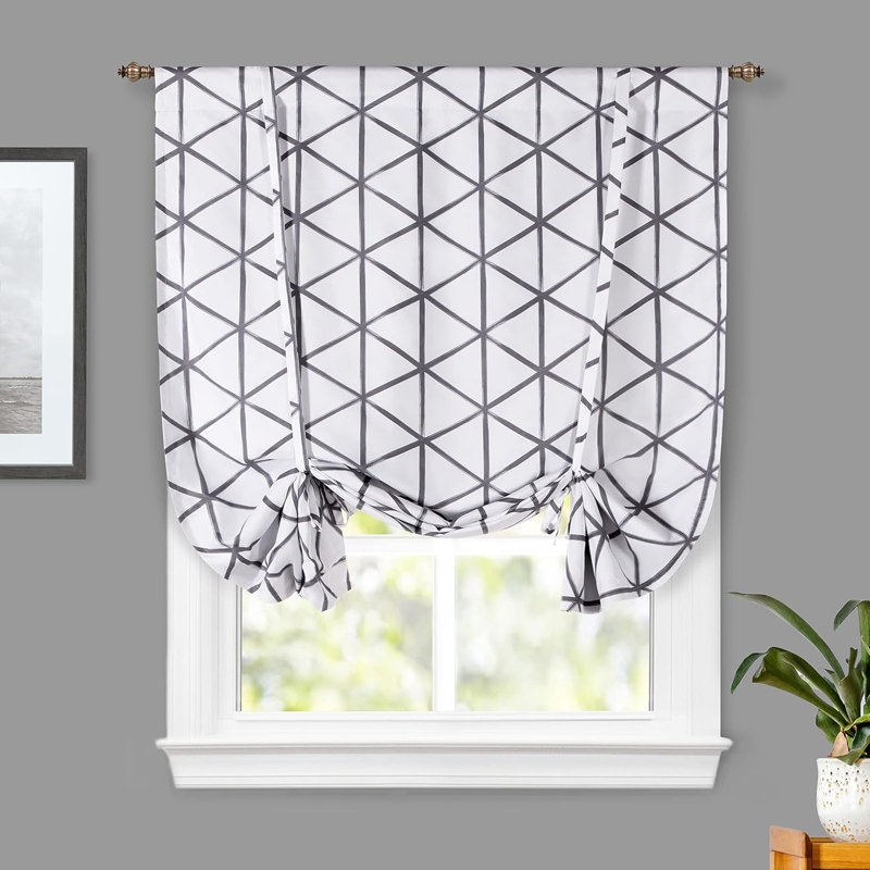 Karukin Blackout Tie Up Curtain Single Panel