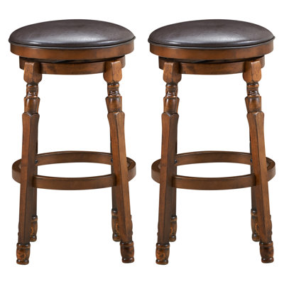 Tomasi Upholstered Bar Stool with Solid Wood Frame