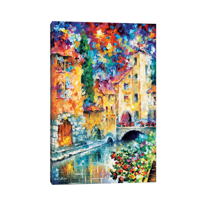 The Window To The Past by Leonid Afremov - Painting on Canvas, Wrapped Canvas, 101.6 cm H x 66.04 cm W x 1.91 cm D