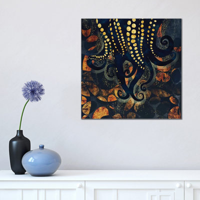 Metallic Ocean I - Print on Canvas