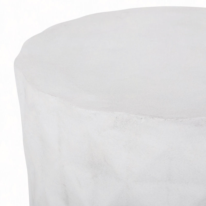 Table d'appoint d'extérieur en béton léger