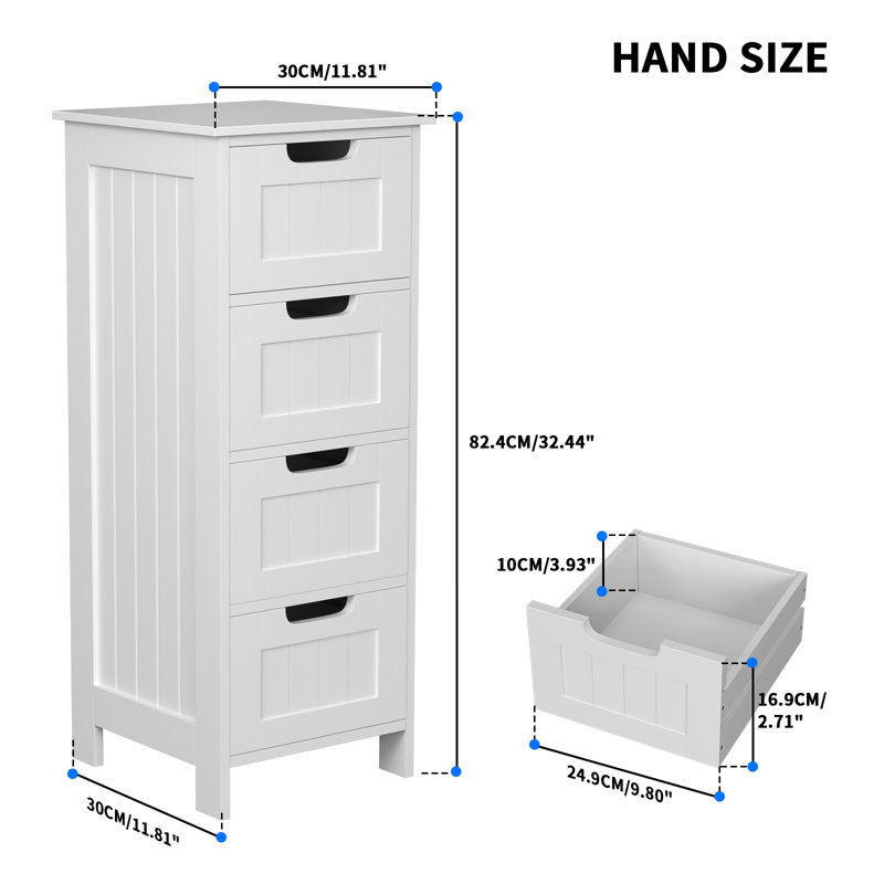 Adalbert Freestanding Bathroom Cabinet
