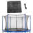 Machrus Upper Bounce Trampoline Safety Net for 16 ft Round Trampolines using 6 Curved Poles
