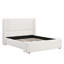 Lit tapissier élégant avec tête de lit haute, blanc, grand-1236524539