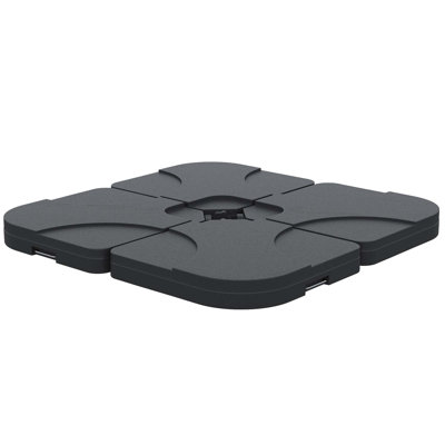 Support de parasol de patio exceptionnel pour une utilisation à l'extérieur, améliorant la stabilité et la durabilité.