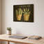 «We Stick Together Cactus» par Cindy Jacobs, art mural en métal doré, 16 po x 12 po-1718841406