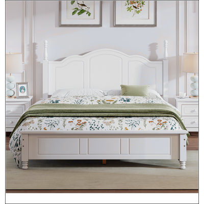 Base de lit plateforme en bois, lit plateforme de style rétro avec support en lattes de bois
