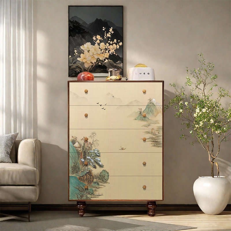 Armoire décorative Ash, Noyer