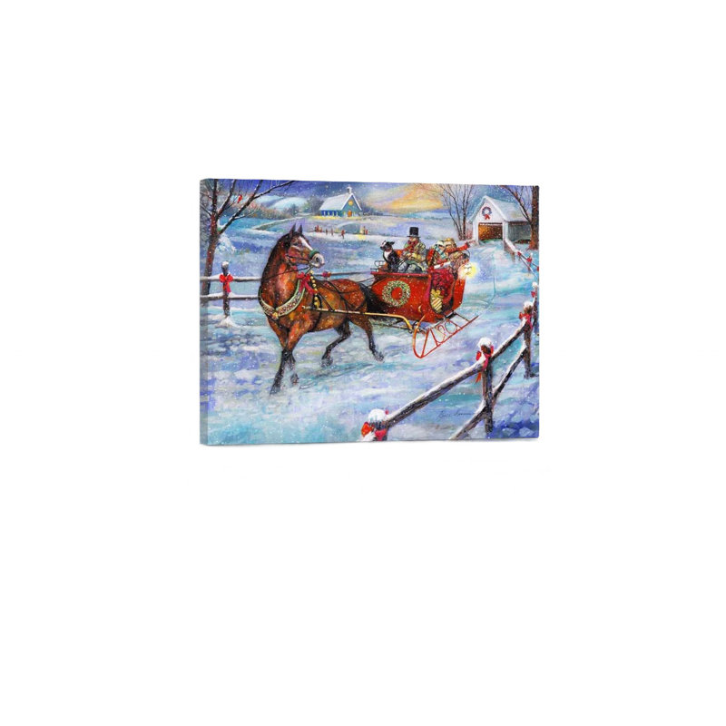 Art mural en toile sans cadre 24 po x 18 po