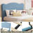 Full Velvet Kids Bed Frame with 2 Drawers, Noise Free, Blue-2114767311-2114767312