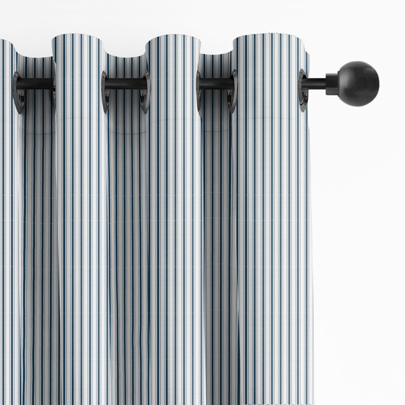 Jaxon Stripe, 50" W x 108" L, Indigo