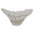 Hand-Blown Glass Pleated Organic Shaped Bowl