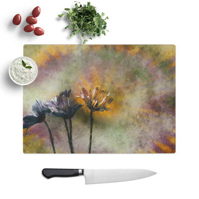 Three Daisies Chopping Board