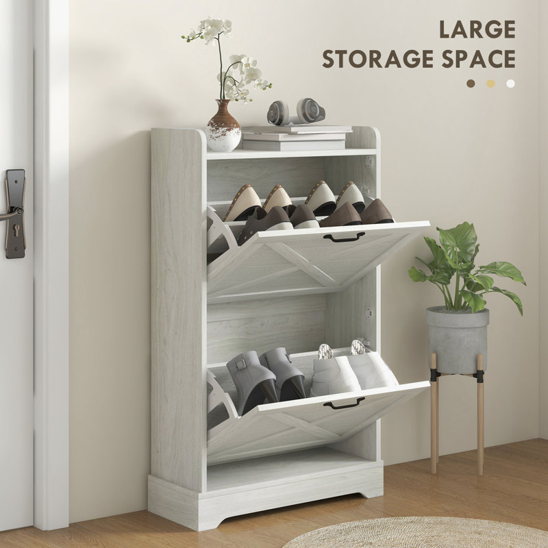Meuble à chaussures mince pour vestibule HOMcom