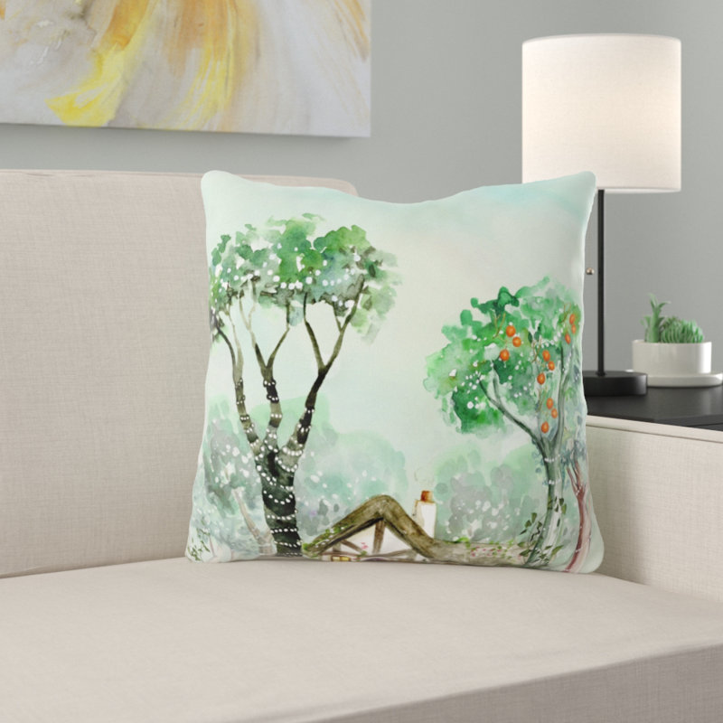 Housse et insert de coussin extérieur Howland, Microsuède, Intérieur