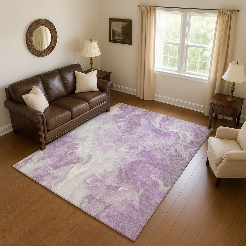 Premium Machine Washable Mehara AMF1687 Abstract Rug, Rectangle 8' x 10'