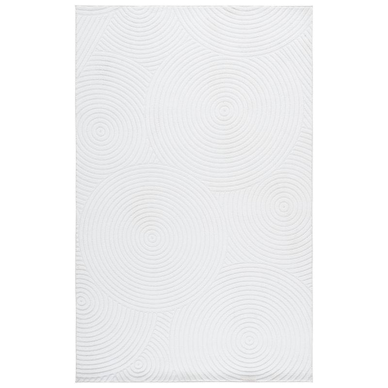 Versailles 667 Performance Machine Washable Geometric Rug, 6' X 6' Round